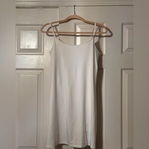 J.Crew White Active Dress S, Spaghetti Straps, NWT, Sporty and Stylish